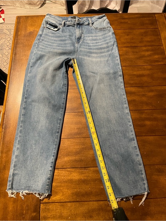Flying banana Denim - Women's Straight Leg High-Rise Jeans in Light Blue